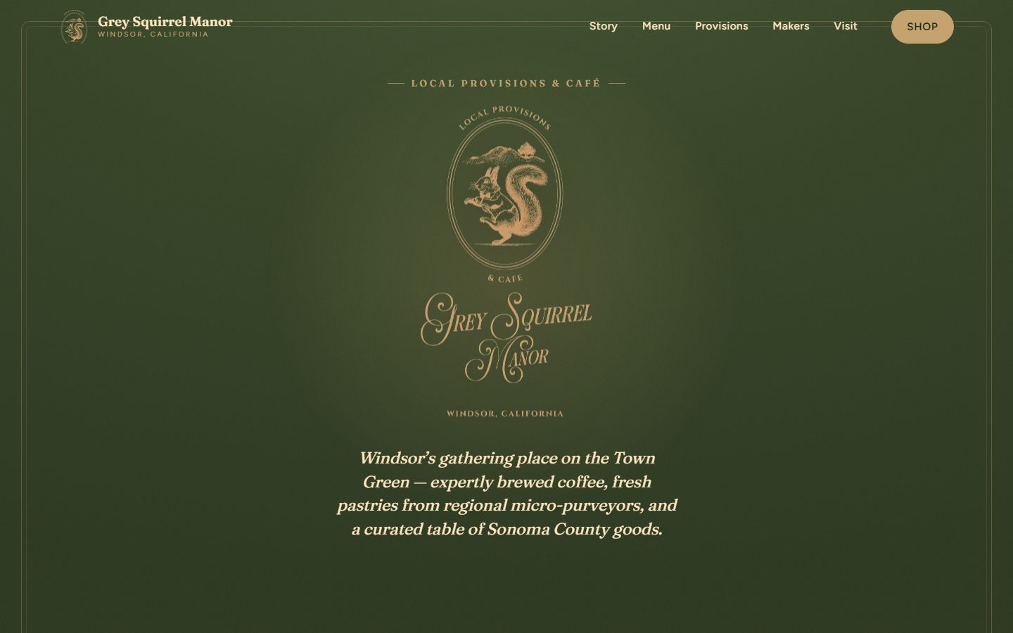 Grey Squirrel Manor — Windsor café & provisions